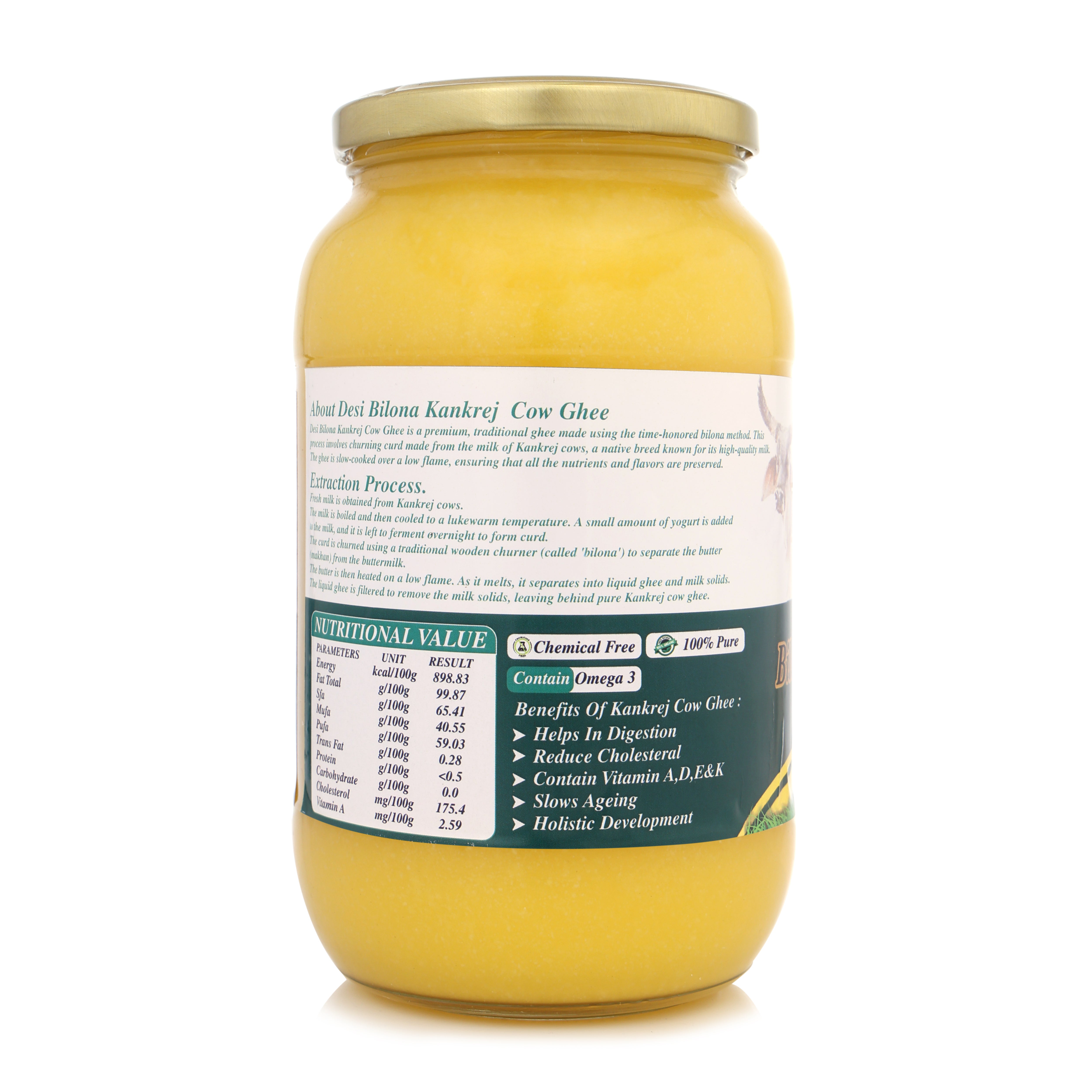Desi Bilona Kankrej Cow Ghee