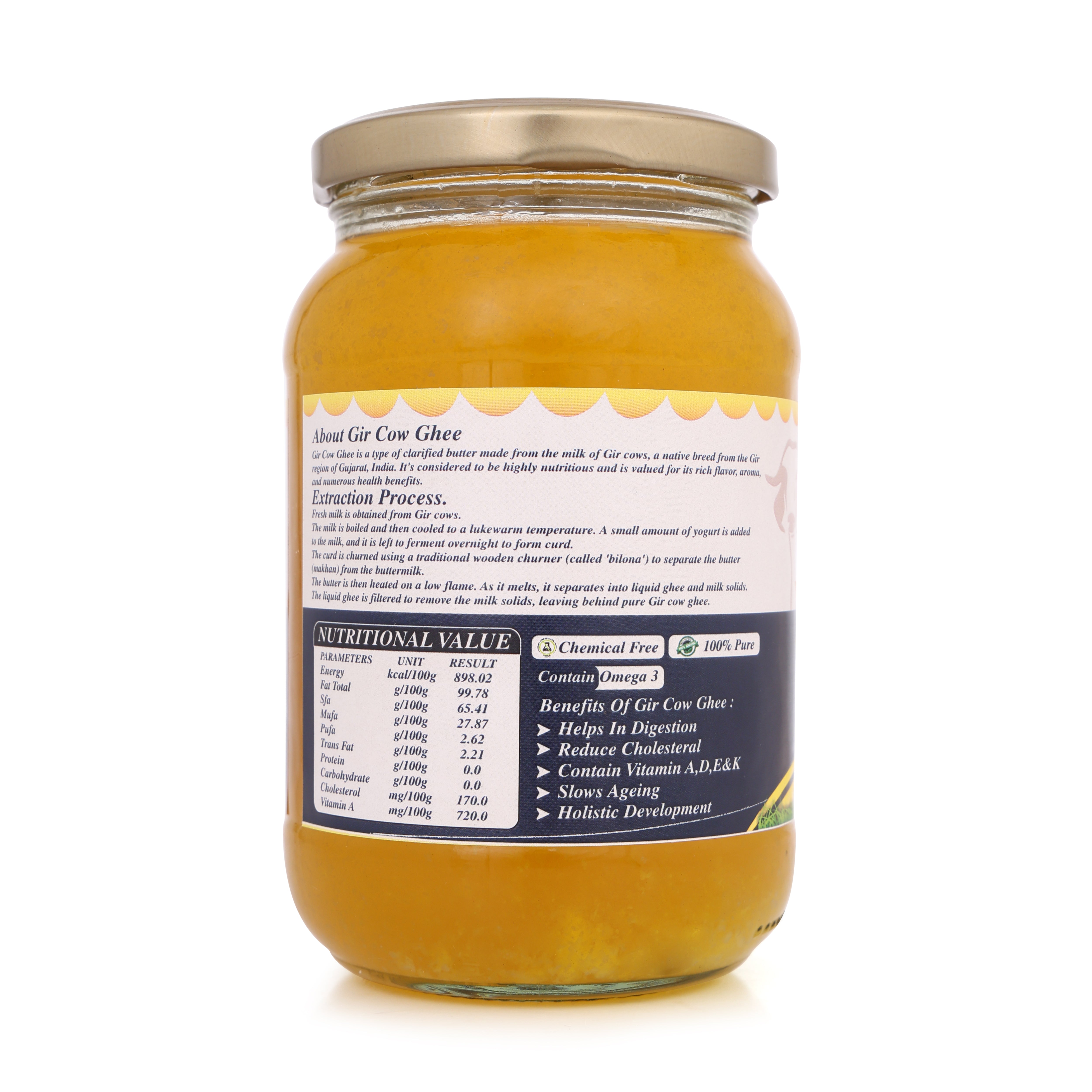 Desi Gir Cow Ghee ( 0.5 KG )